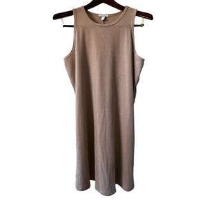 Nine West Ribbed Tan Midi Dress XL